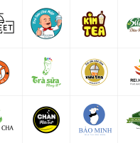 Gợi ý thiết kế logo cho quán trà sữa thu hút khách