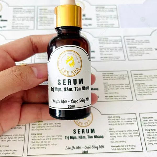 Những thông tin bắt buộc phải có trên tem dán chai serum mỹ phẩm