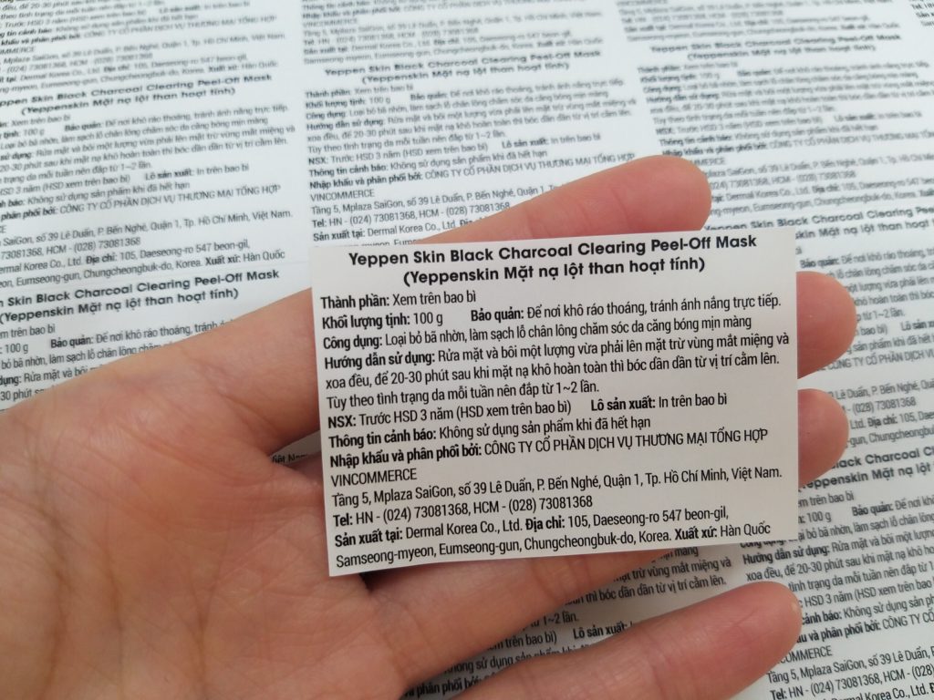 Tem phụ sản phẩm nhập khẩu