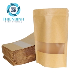 Túi Giấy Kraft Zipper – Giải Pháp Bao Bì Tiện Lợi, Sang Trọng và Thân Thiện Với Môi Trường