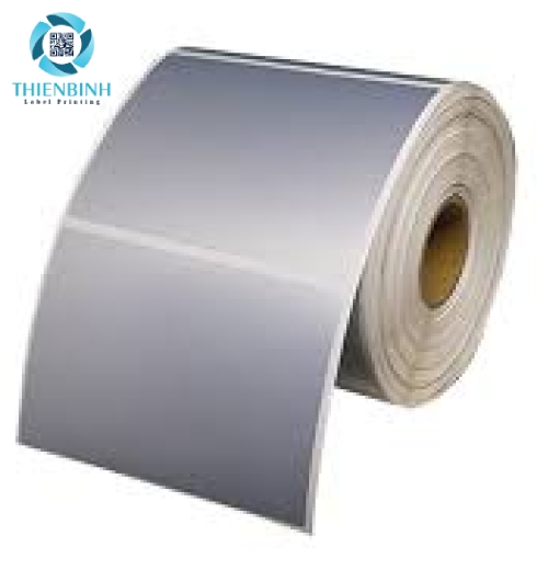 Tem nhãn decal xi bạc 